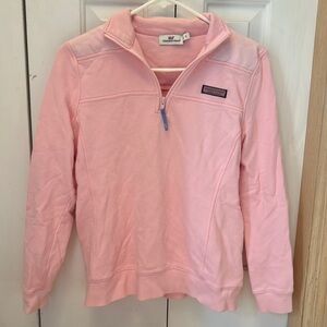 Pink Vineyard Vines 1/4 zip